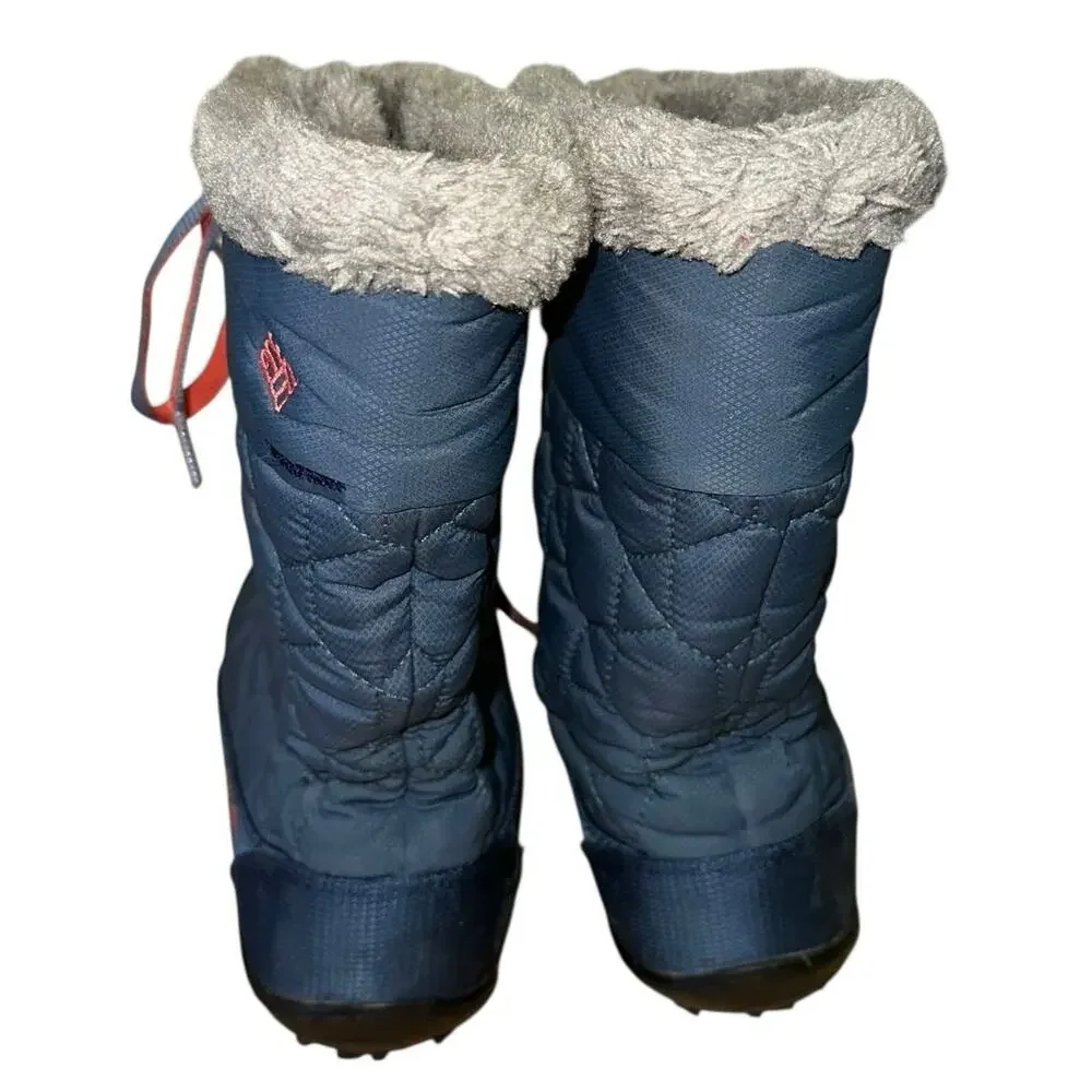Columbia Omni Grip Waterproof Blue & Gray Winter Snow Boots‎